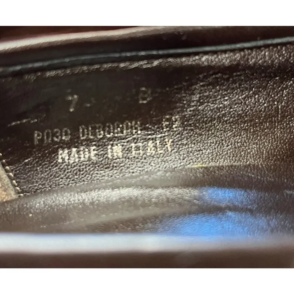 Vintage Coach P030 Deborah Calf Leather Pumps Size 7B - Picture 8 of 9